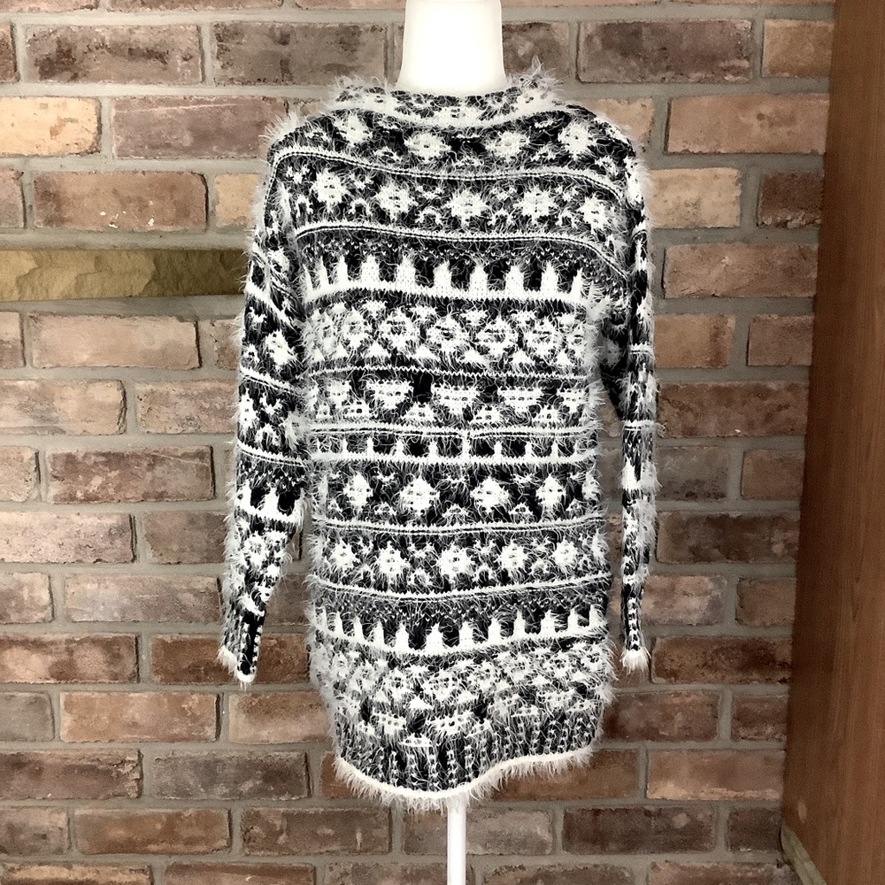 1. STATE Eyelash Fuzzy Tunic Sweater 14